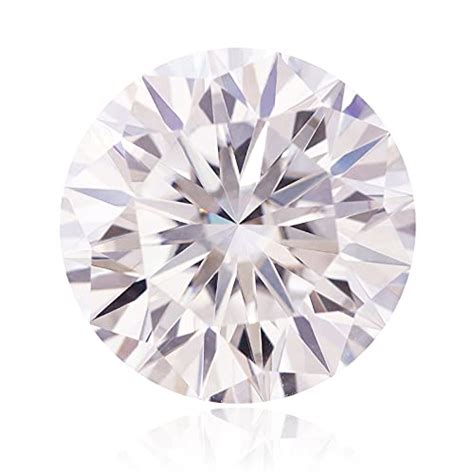 Tushar Gems 15.00 mm 10.50 Carat Round Shape Heart & Arrow Cut ...