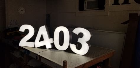 Image result for LED Number Sign