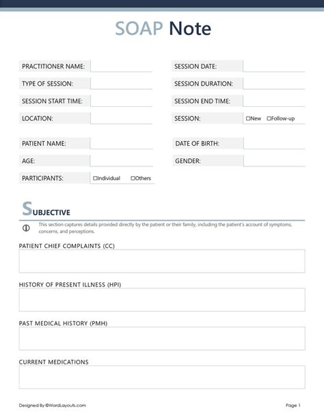 Image result for Soap Note Explained
