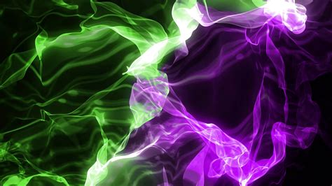 Green-purple glowing abstract colored smoke. Background. 4k 41427969 ...