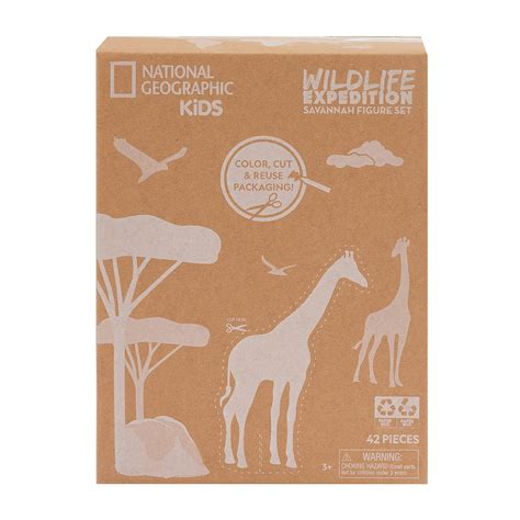 Buy National Geographic Kids Tub of Realistic Safari Animal Toy ...