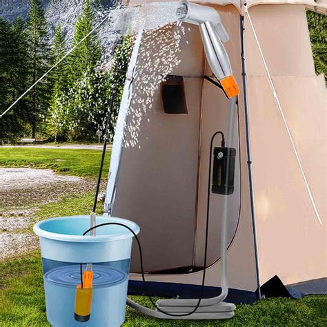 Colaxi Camping Shower Compact Portable Shower for Backpacking Traveling ...