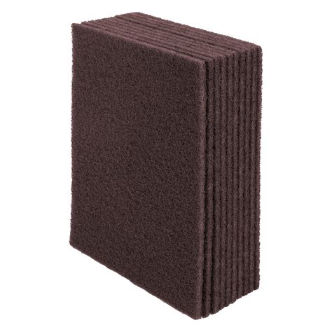 Peachtree Woodworking 10 Pack of Maroon Non-Woven Pads for Cleaning ...