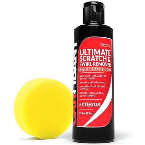 Carfidant Red Car Scratch Remover - Ultimate Scratch and Swirl Remover ...