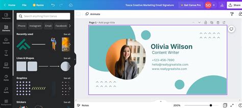 Image result for Canva HTML Code Email Signature