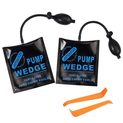 Buy AUTOUTLET 2 X Air Wedge Pump Up Polyurethane Rubber Bag for Car ...