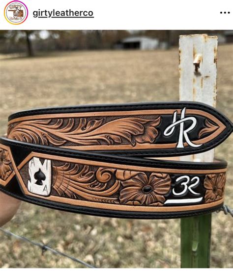 Custom tooled leather belt – Artofit