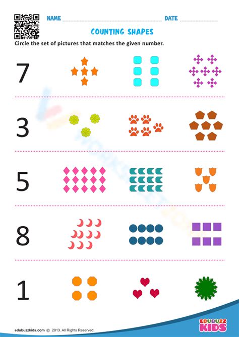 Count Shapes Worksheet 的图像结果