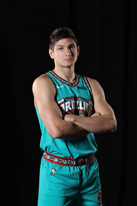 Vancouver Grizzlies 25th Anniversary Throwback Jerseys - Media Day ...