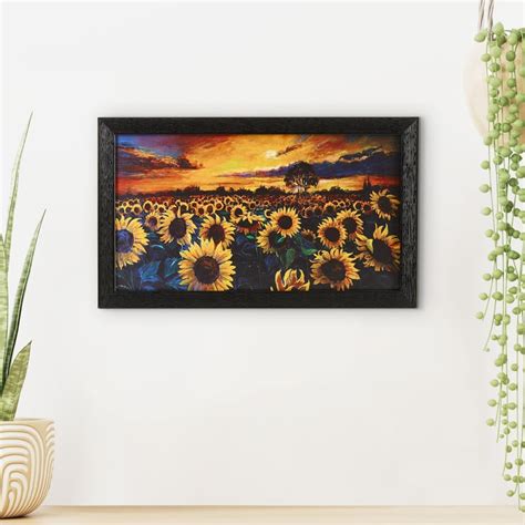 Buy Corsica Aura Sunflower Field Picture Frame - 50x30cm from Corsica ...