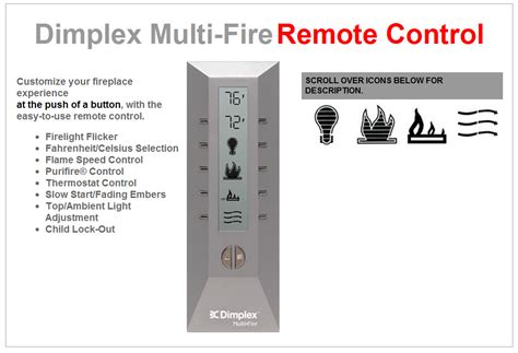 Dimplex Fireplace Remote Control Instructions 的图像结果