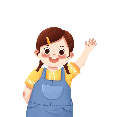 Hello Cartoon Images Girl