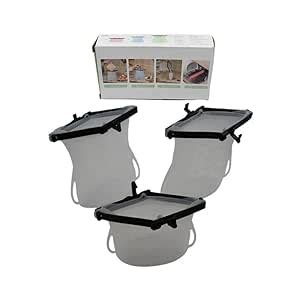 Yanmai 3-Piece Reusable Silicone Food Storage Bags – Leakproof, BPA ...
