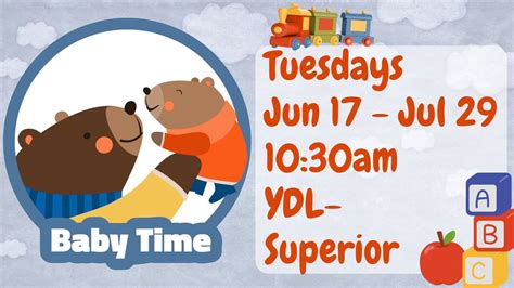 Baby Storytime, Ypsilanti District Library (YDL-Superior), 22 July 2025 ...