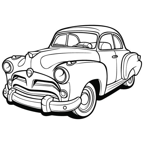 Vintage Car Coloring Pages