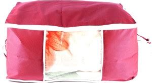 s k traders 1 Piece Mahroon Non Woven Underbed Storage Bag, Organiser ...