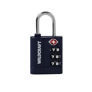 Wildcraft Metal TSA Approved Lock for Bag, Luggage, Travel | 3 Digit ...