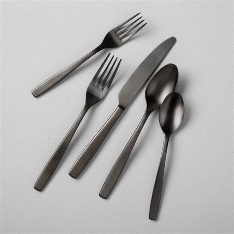 Matte Black Flatware Set | Best Target Wedding Registry Ideas ...