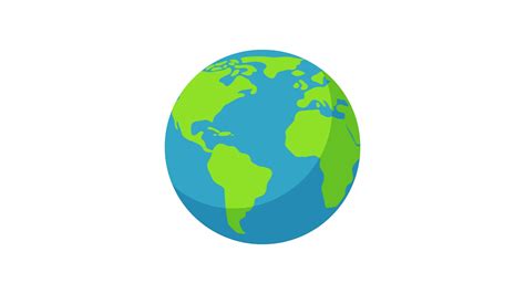 cartoon world revolves around itself The movement of the globe helps ...