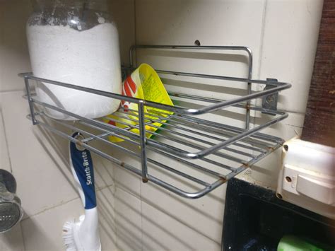 VishAl smart MAll Premium Stainless Steel Wall Mounted Storage Rack ...