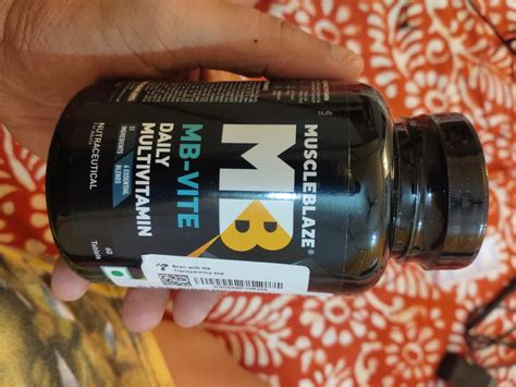 MuscleBlaze MB-Vite Daily Multivitamin with 51 Ingredients and 6 ...