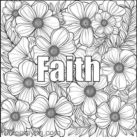Printable Faith Coloring Pages