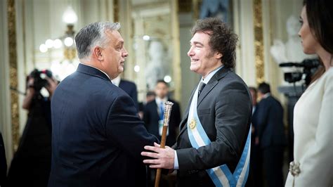 Argentinian President Javier Milei inaugurated; Prime Minister Viktor ...
