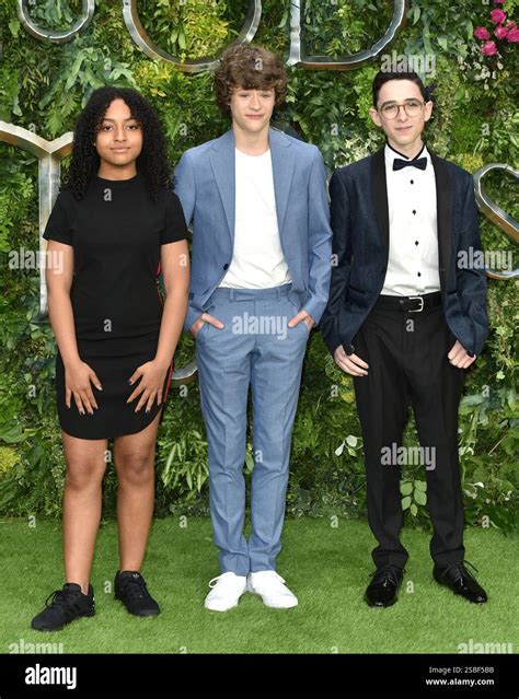 Amma Ris, Sam Taylor Buck and Ilan Galkoff at the TV premiere of Amazon ...