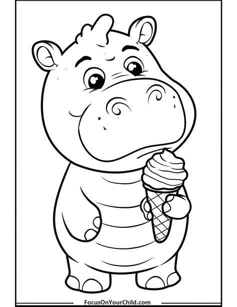 50+ Hippo Coloring Pages (Free PDF Printables)