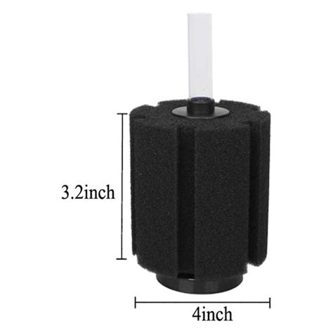 Aoibox 4 Pack Large Aquarium Sponge Filter with Suction Cups Check ...