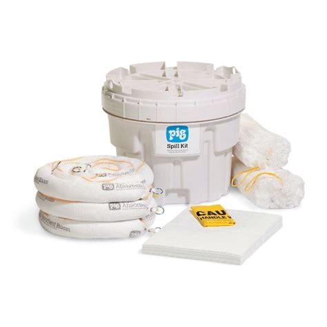 PIG® Oil-Only Spill Kit in 76-Liter Overpack Salvage Drum - KIT411-01 ...