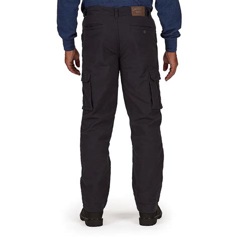 Smith's Workwear Men's Stretch Fleece-Lined Canvas Cargo Pants | Academy