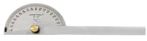 KRISTEEL | Degree Protractor (D Head) [Pack of 2] : Amazon.in ...