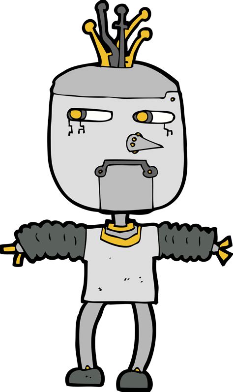 cartoon robot drawing 47134172 PNG