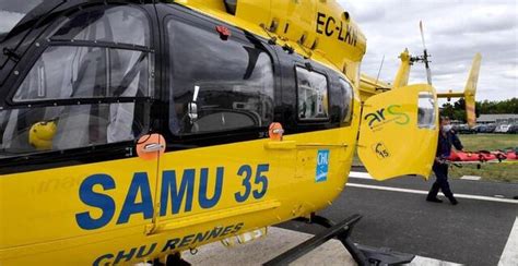 L’hélicoptère du Samu d’Ille-et-Vilaine cloué au sol après un accident ...