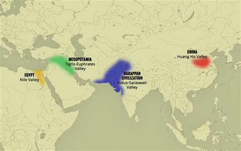 4 大 文明 地図