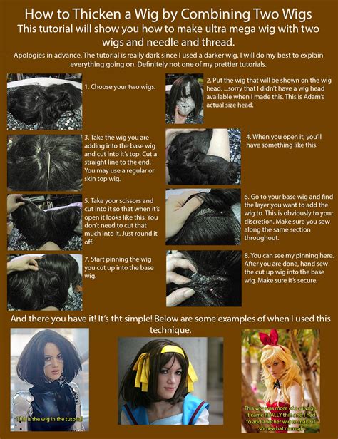 Image result for Wigs Tutorial