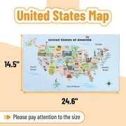 Mr. Pen- United States Map for Kids, 14.5”x India | Ubuy