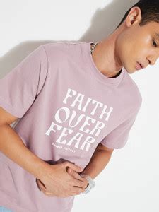 MAX Typography Men Round Neck Purple T-Shirt - Buy MAX Typography Men ...