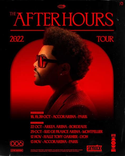 The Weeknd en concert à la Halle Tony Garnier le 12 novembre 2022
