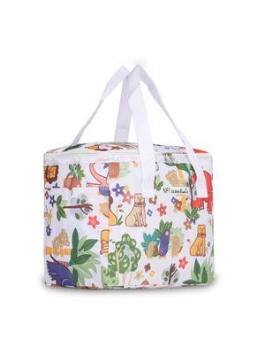 Buy Nfi Essentials Printed Lunch Bag Thermal Portable Tiffin Bag Online