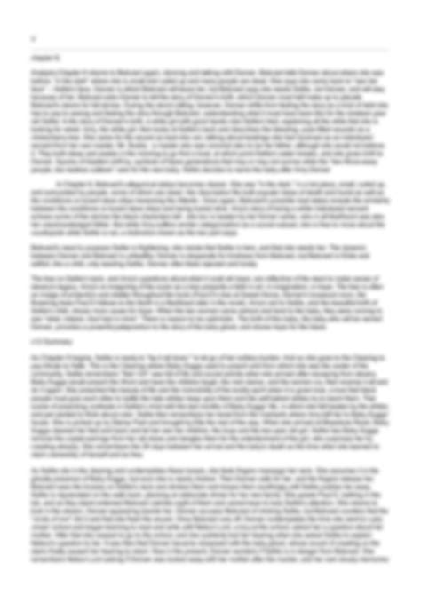 SOLUTION: Beloved summary of major characters - Studypool