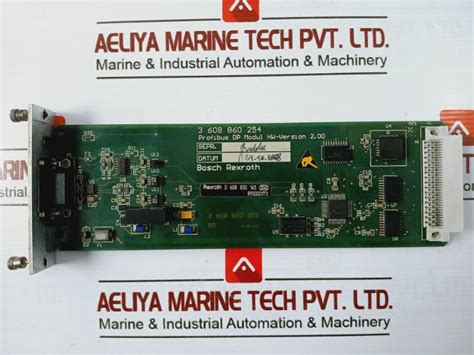 Bosch Rexroth 0 608 830 165 Profibus Smpdp Dp Module, Ver. 2.00 ...