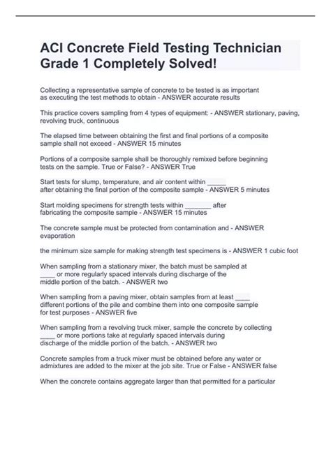 Image result for ACI Concrete Testing Procedures