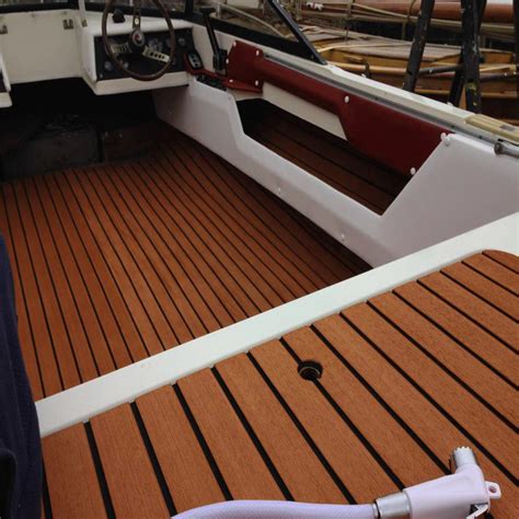 900x2400x5.5mm Dark Brown EVA Foam Teak Boat Flooring Sheet Yacht ...
