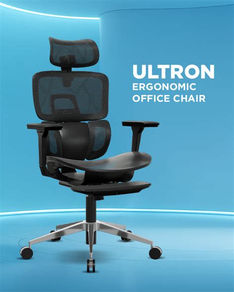 Buy Ultron Premium Ergonomic Office Chair Online @55% OFF | The Sleep ...