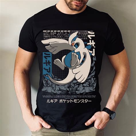 Lugia Pokemon Shirt Graphic Tee Kids Adult Men Unisex Game - Etsy