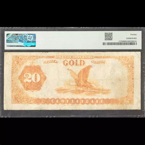 $20 1882 Roberts Small Red Gold Certificates 1178 - Kearney Coin Center