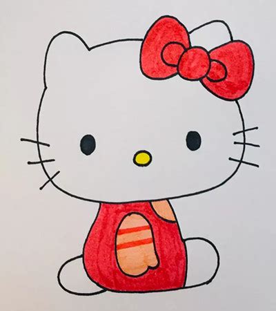 How to Draw Hello Kitty in a Few Easy Steps | Easy Drawing Guides