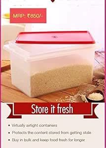 Buy Tupperware Rice Keeper, 5Kg|Kitchen accessories for home|Rice ...